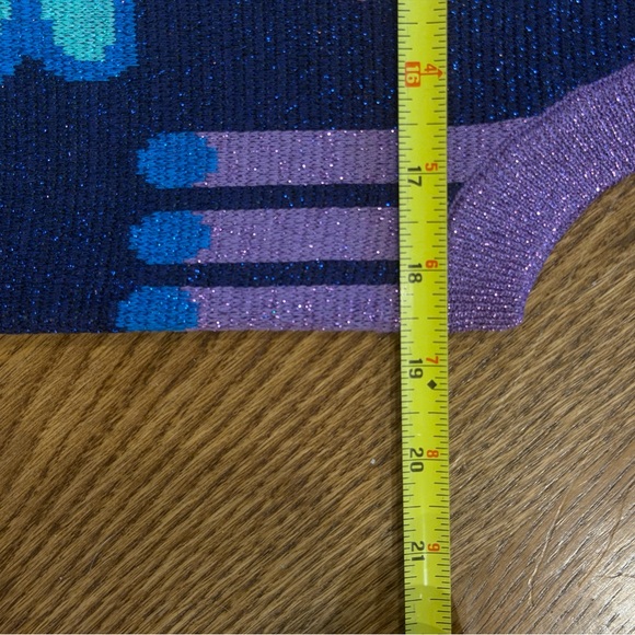 Lanhtropy Multicolor Floral Knit Sleeveless Sweater Vest Size S/M. - Picture 9 of 12